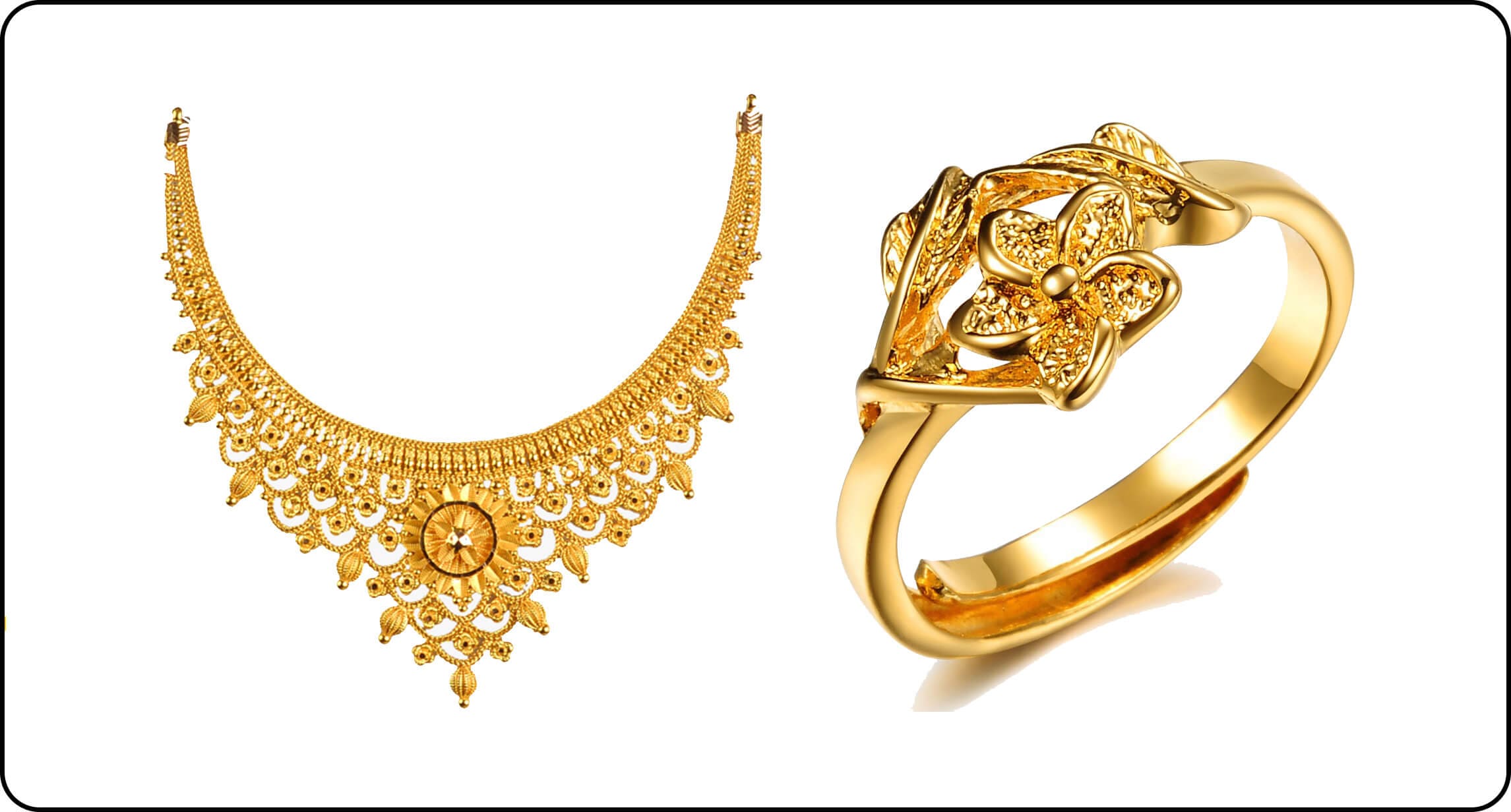 necklace with ring