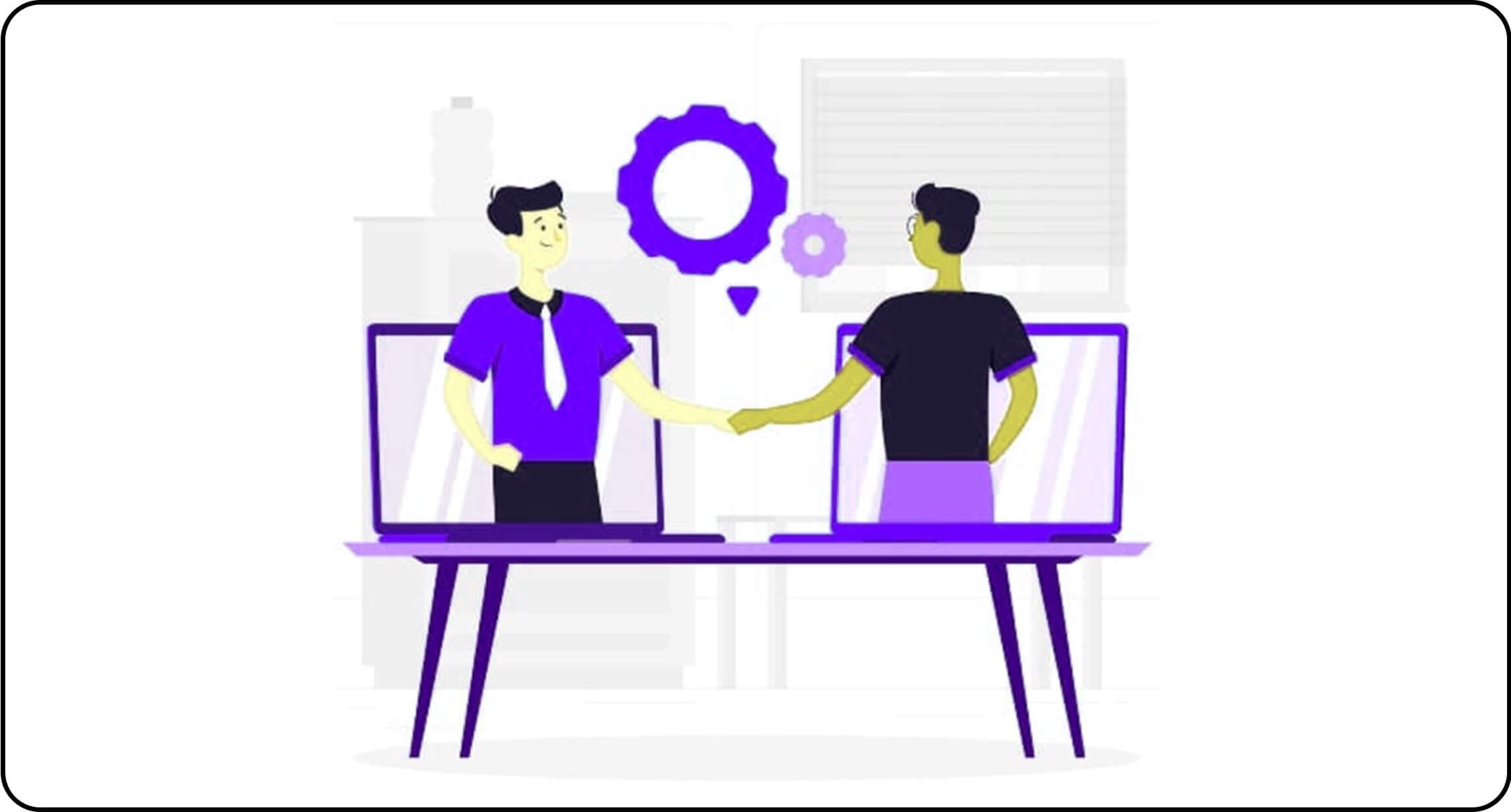 two mens shaking hands